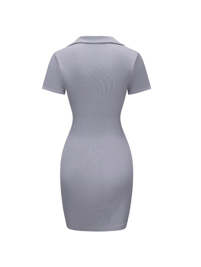 TESS | SCULPTFIT RIBBED MINI DRESS