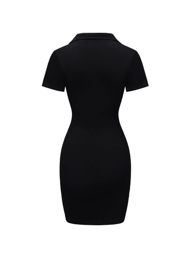 TESS | SCULPTFIT RIBBED MINI DRESS