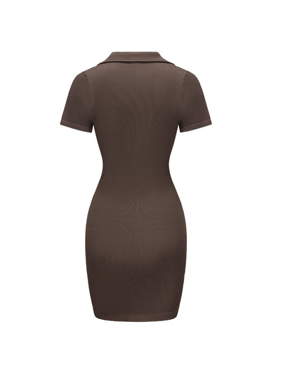 TESS | SCULPTFIT RIBBED MINI DRESS
