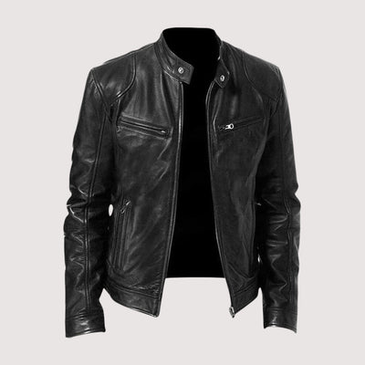 JOHN™ | SLEEK LEATHER JACKET