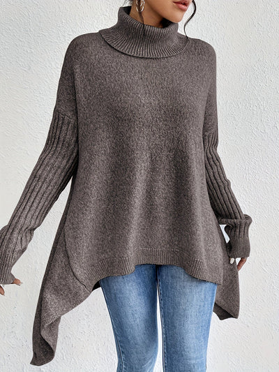 MILA | RELAXED KNIT TURTLENECK SWEATER