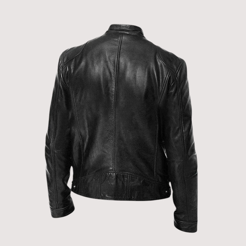 JOHN™ | SLEEK LEATHER JACKET