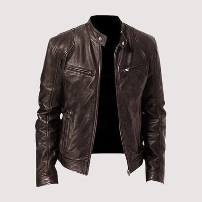 JOHN™ | SLEEK LEATHER JACKET