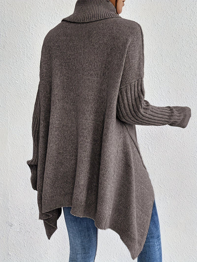 MILA | RELAXED KNIT TURTLENECK SWEATER