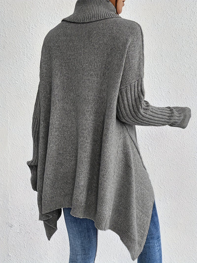 MILA | RELAXED KNIT TURTLENECK SWEATER