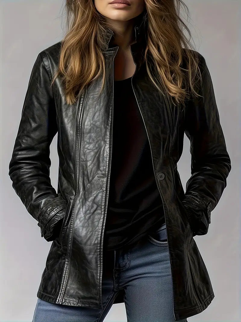 HALLE | LIGHTWEIGHT LEATHER JACKET