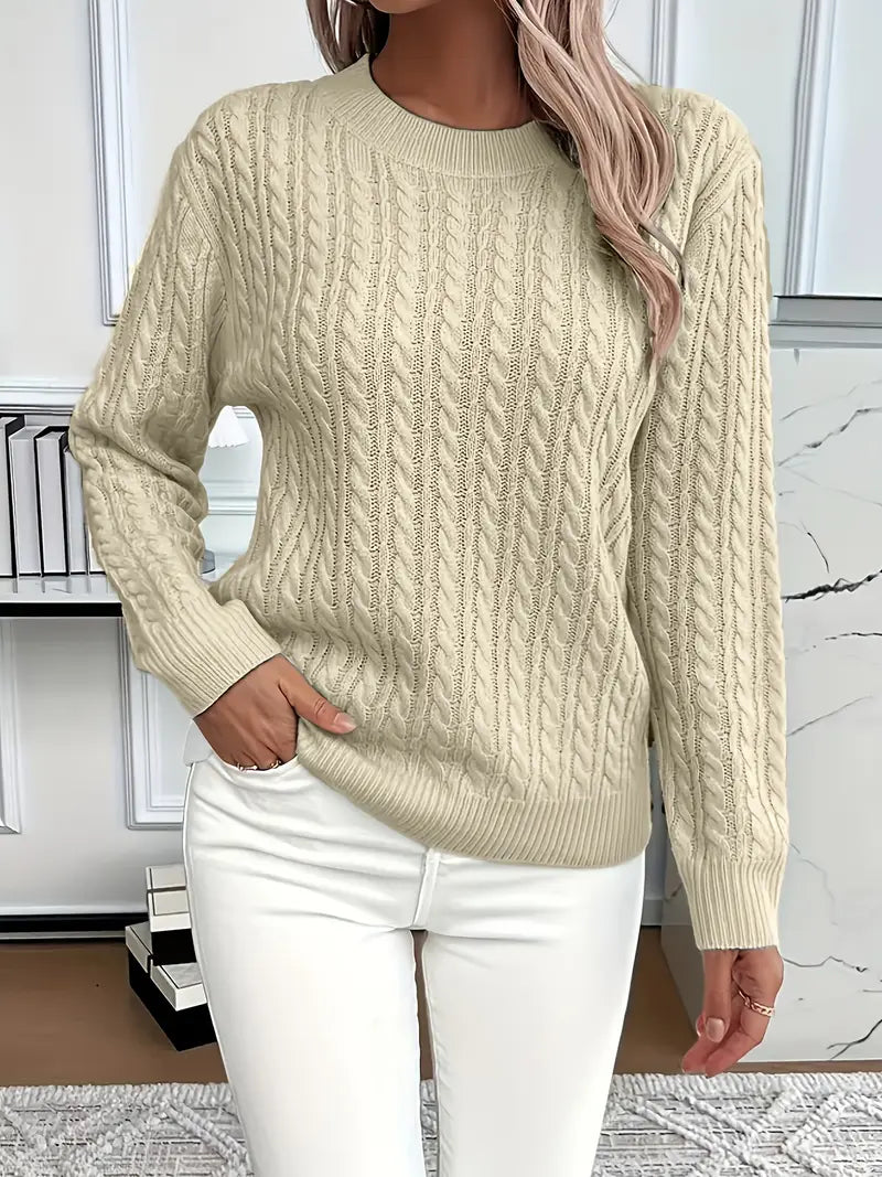 RILEY | CHIC CABLE-KNIT SWEATER