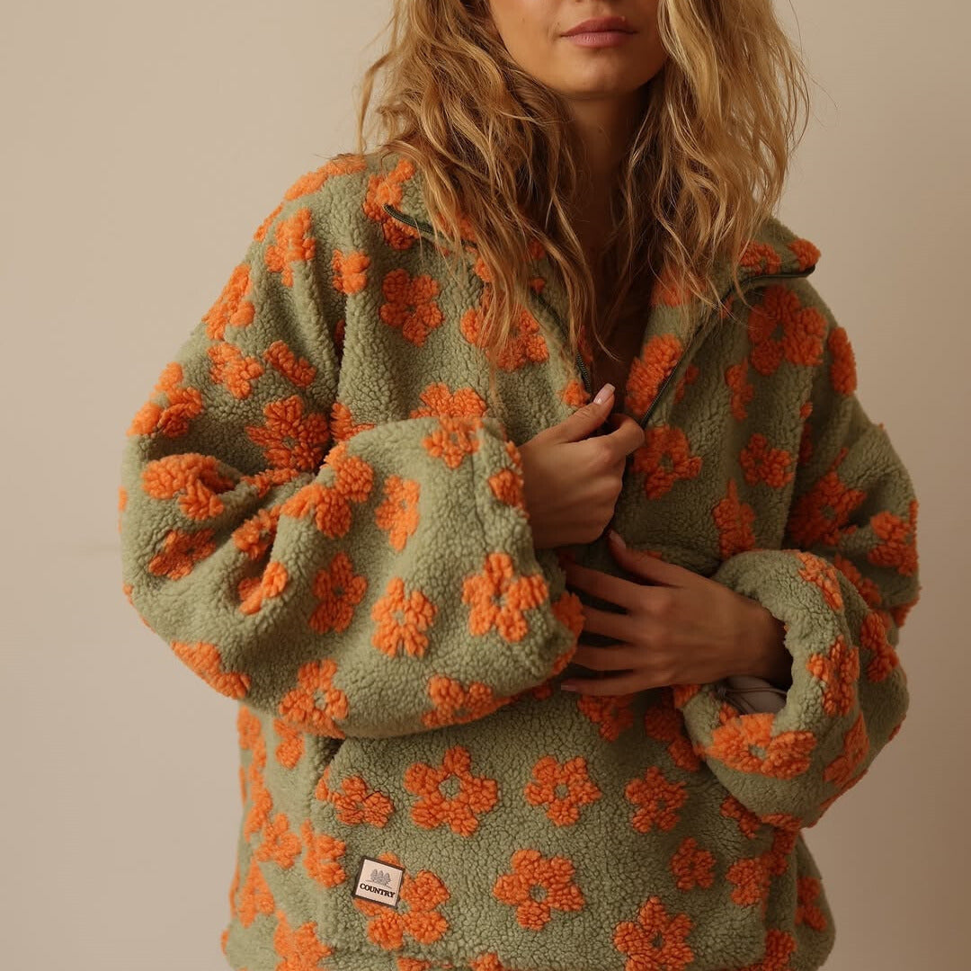 JUNE | COZY FLORAL FLEECE