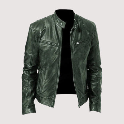 JOHN™ | SLEEK LEATHER JACKET