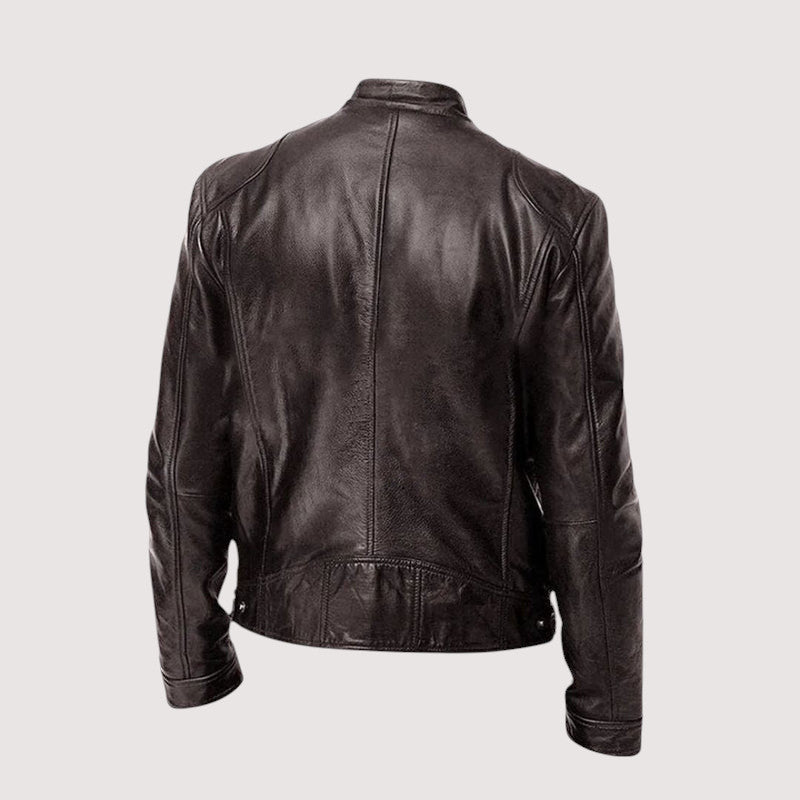 JOHN™ | SLEEK LEATHER JACKET