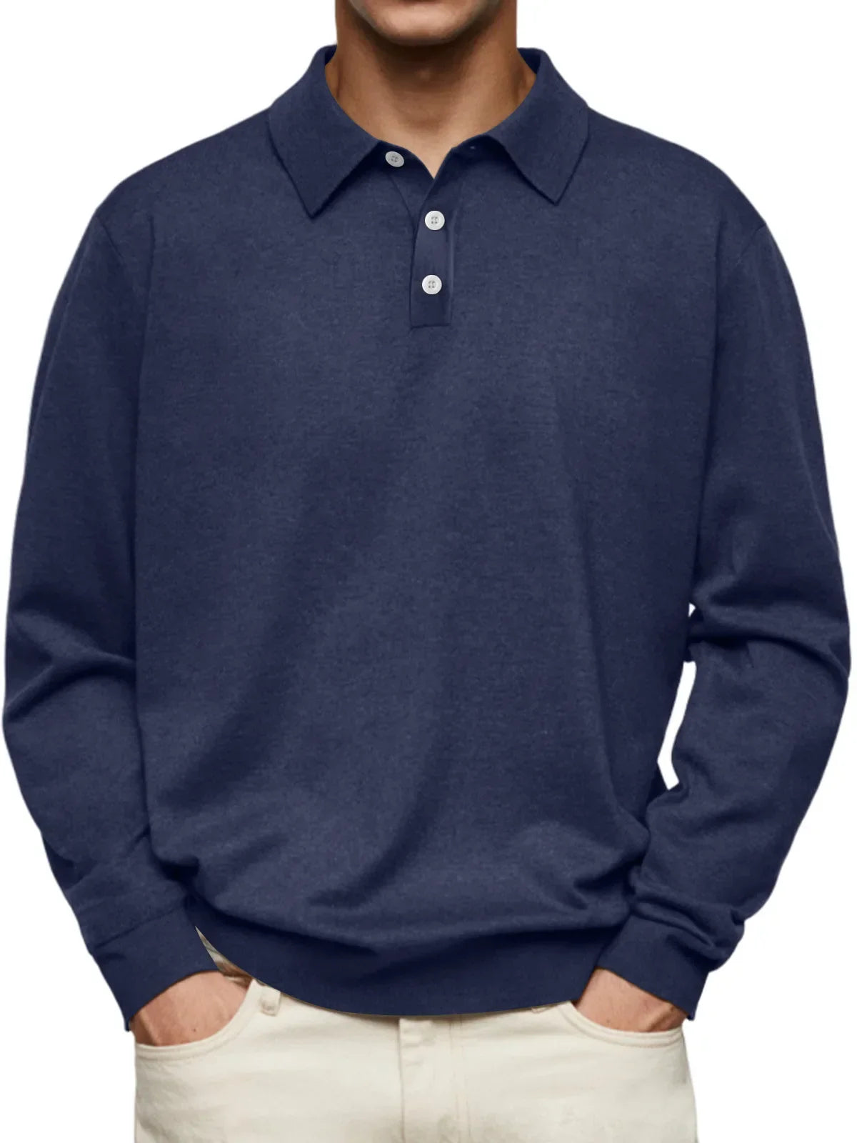LUCA | CASUAL LONG SLEEVE POLO