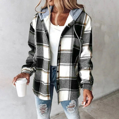 RHEA | SOFTOUCH PLAID OVERSHIRT