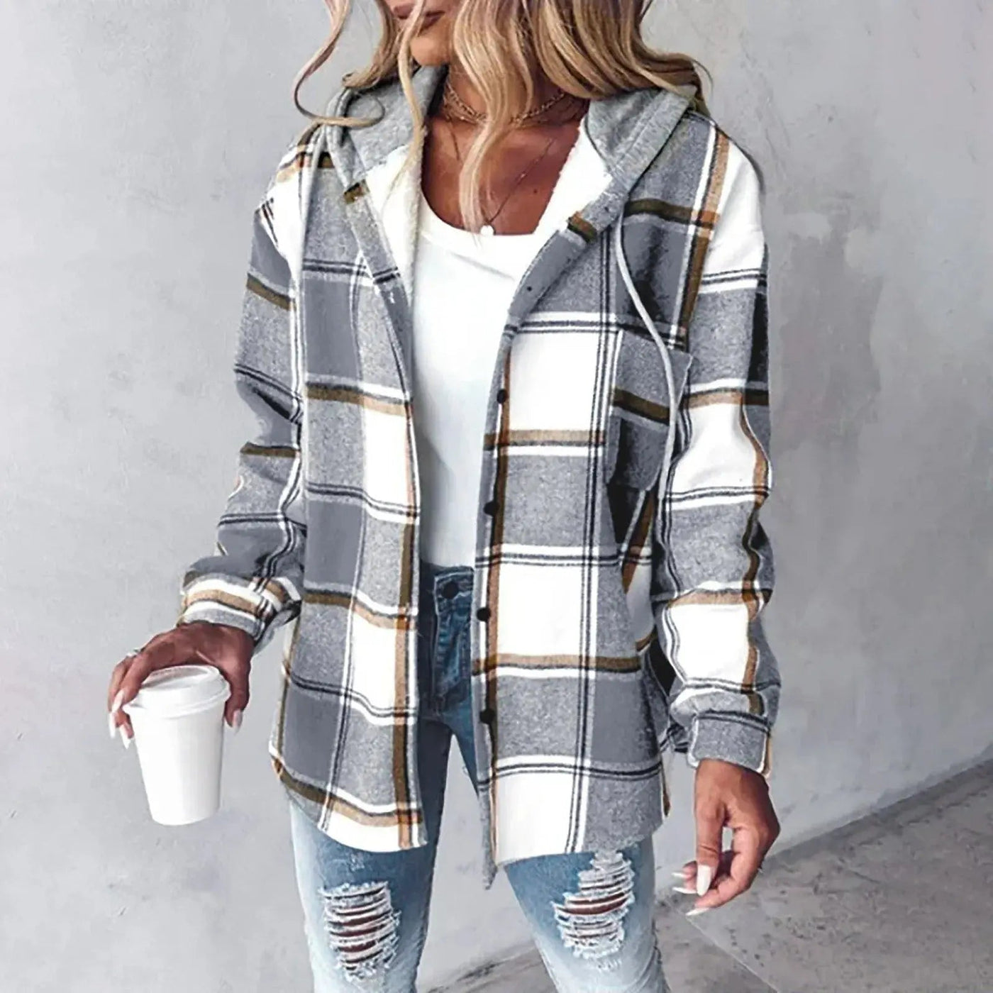 RHEA | SOFTOUCH PLAID OVERSHIRT