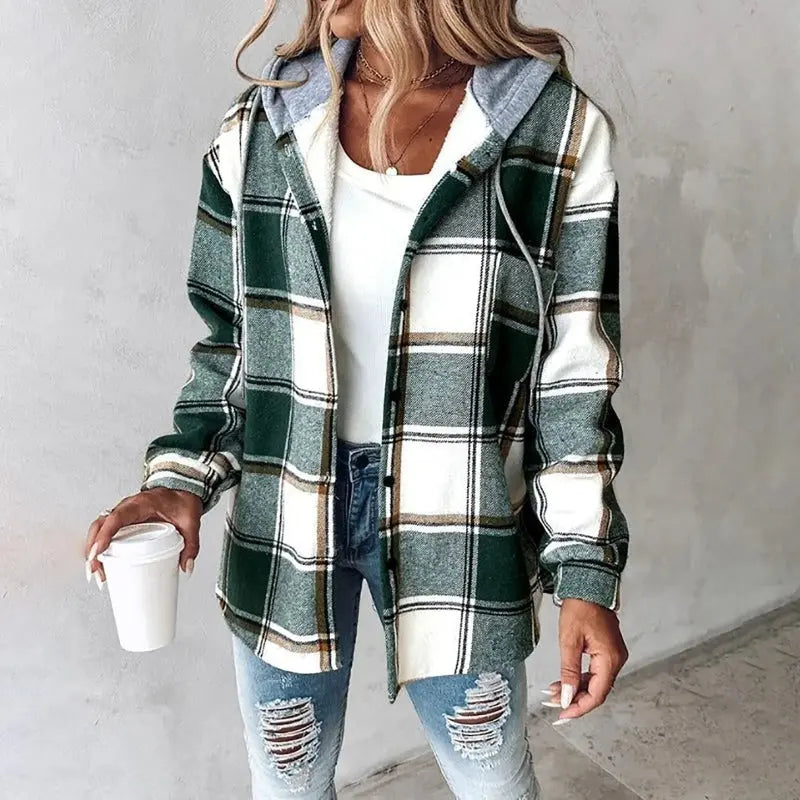 RHEA | SOFTOUCH PLAID OVERSHIRT