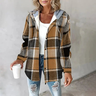 RHEA | SOFTOUCH PLAID OVERSHIRT