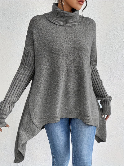 MILA | RELAXED KNIT TURTLENECK SWEATER