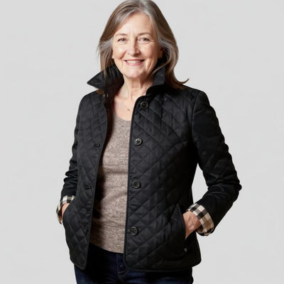 ANIS | COLLARED QUILT JACKET