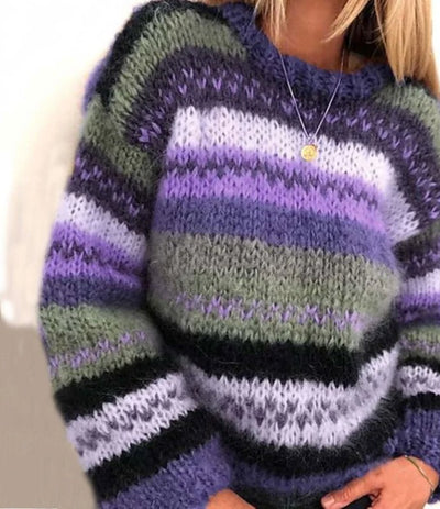 DARCI | WARM PATTERN KNITTED JUMPER