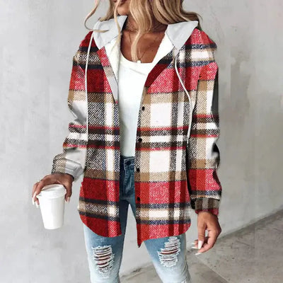 RHEA | SOFTOUCH PLAID OVERSHIRT